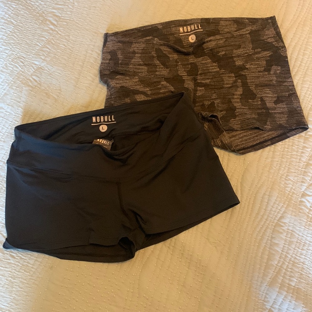 NoBull women’s shorts, 2” inseam